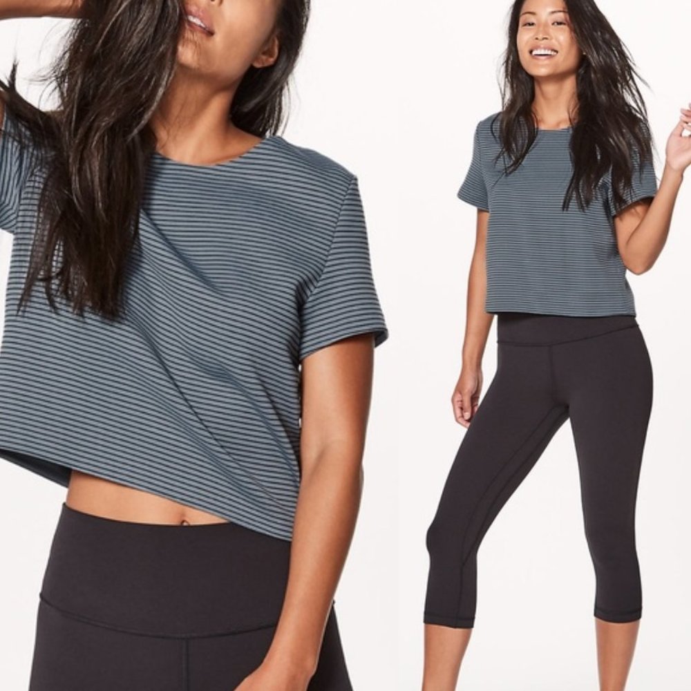 LULULEMON Shaped short sleeve top
